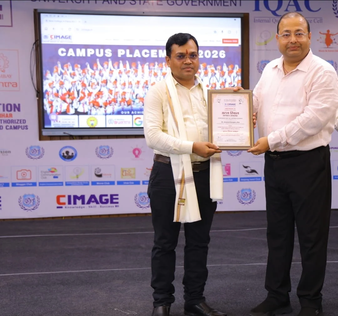 Dr. Anand Ranjan Jha Honoured with the “Atal Skill Samman” by CIMAGE