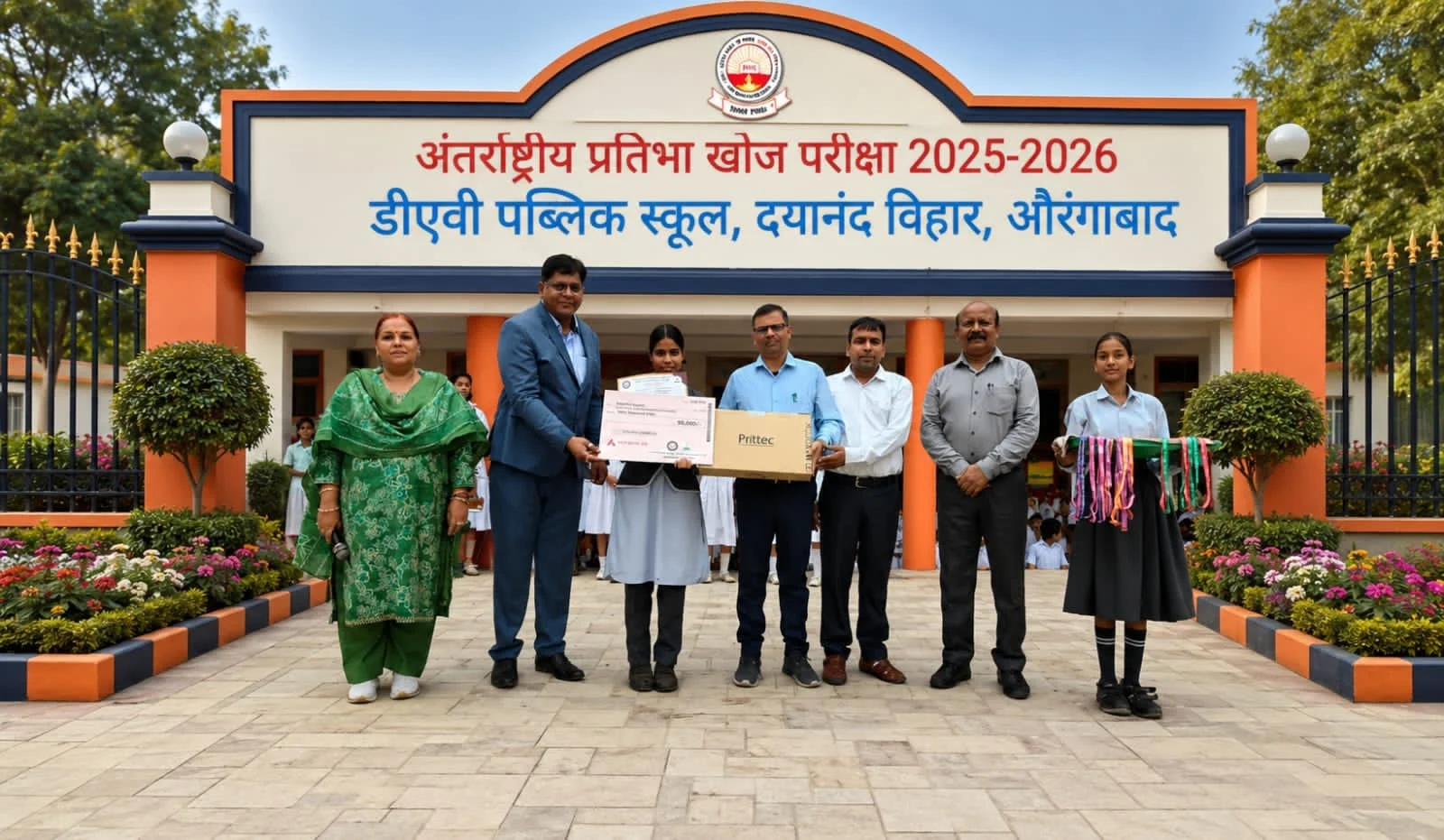 DAV Students Shine in International Talent Search Exam; Tanushka Secures All India Rank 1 in Mathematics