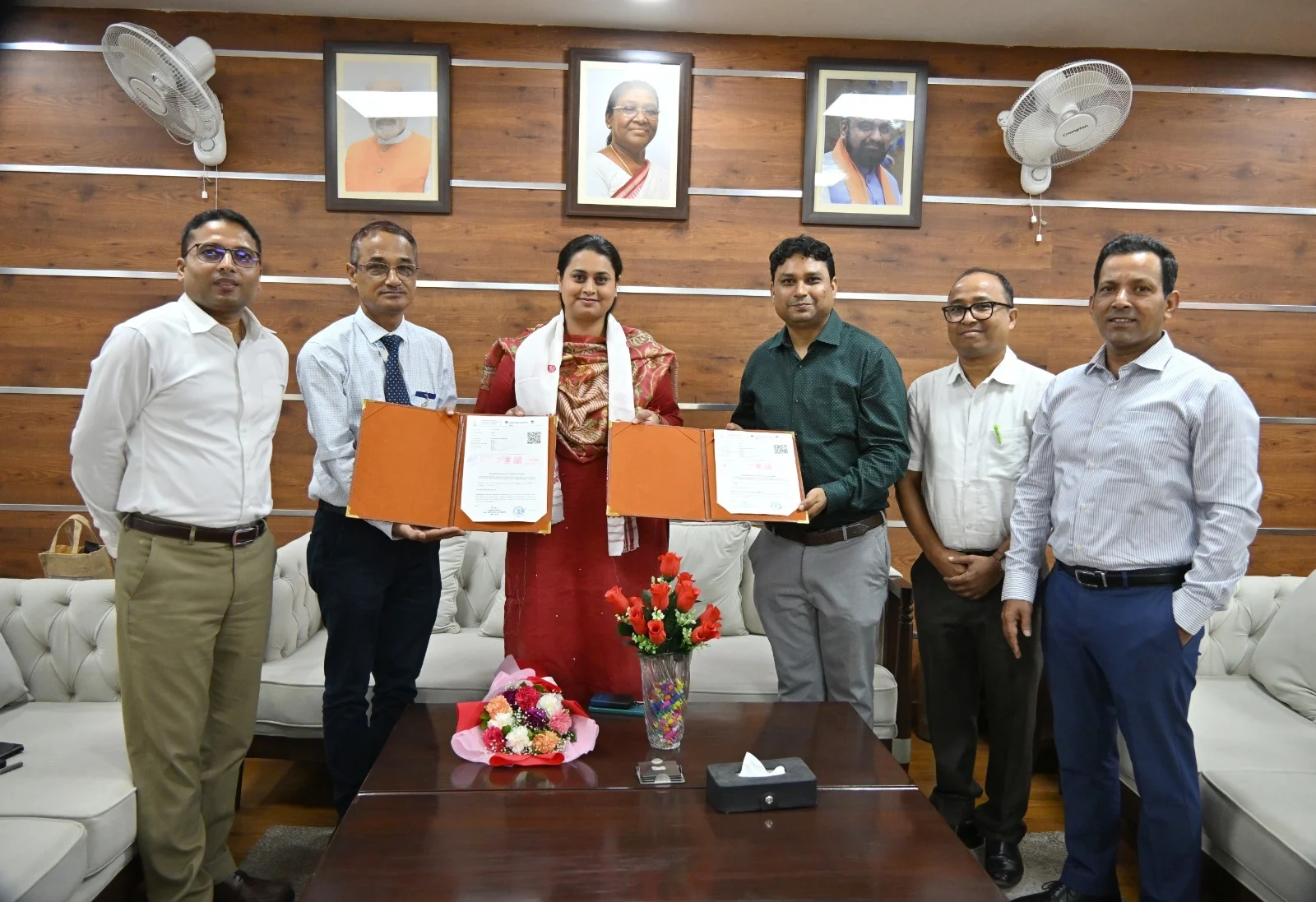 MoU Signed Between the Department of Industries and NEDFi