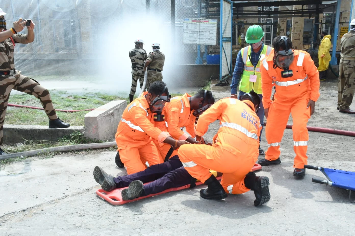 Mega Mock Drill Successfully Conducted at NTPC Nabinagar