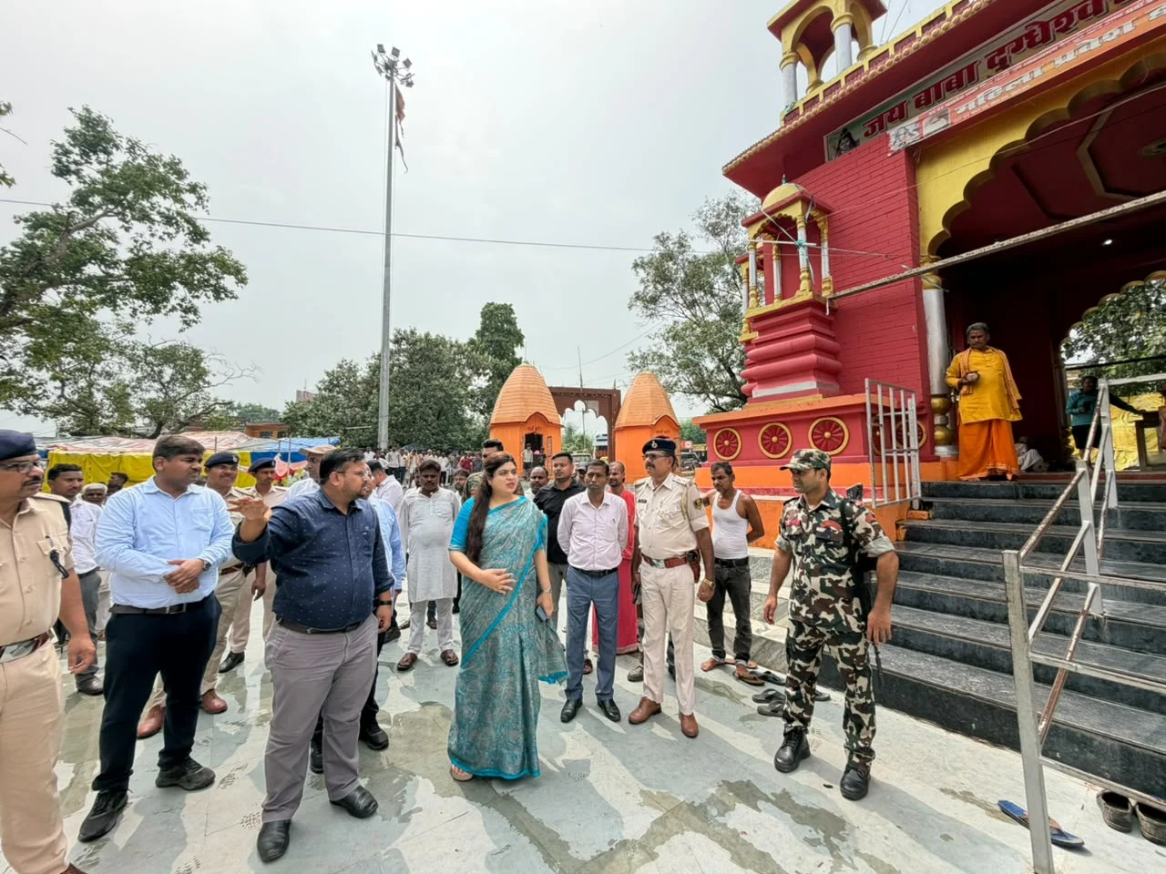DM inspects preparations for Shravani Mela at Devkund