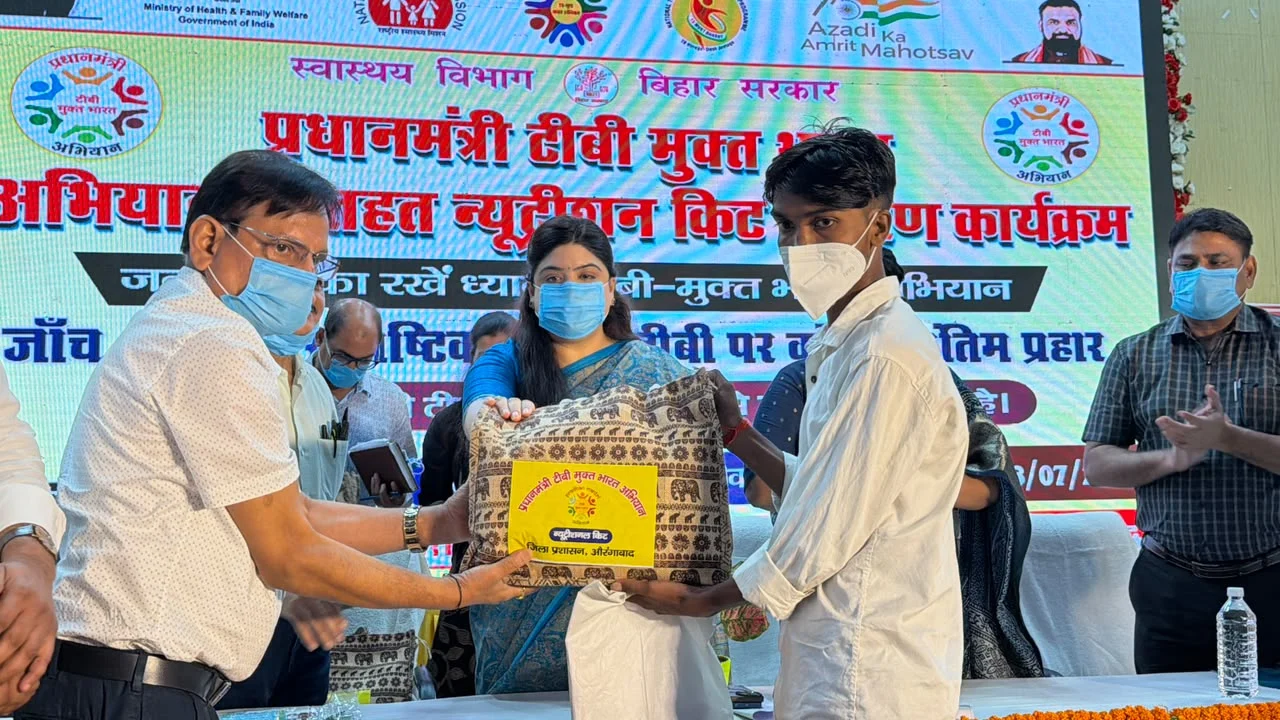 Nutrition kits distributed to 300 TB patients