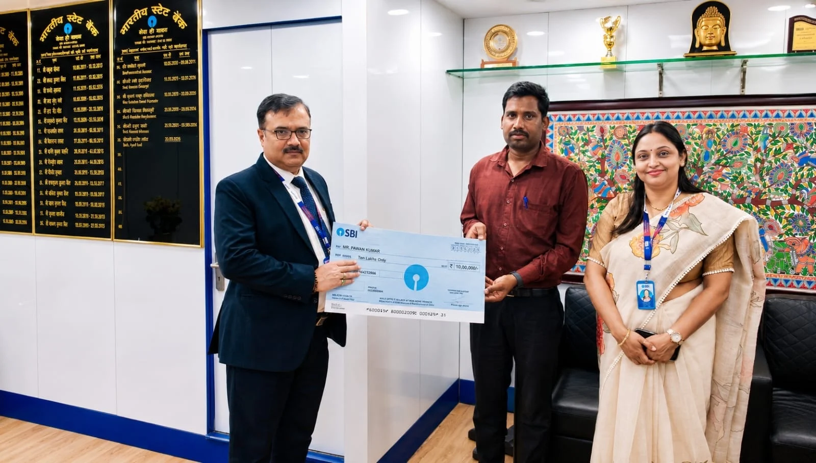 SBI Disburses ₹10 Lakh Nomination Claim under State Government Salary Package