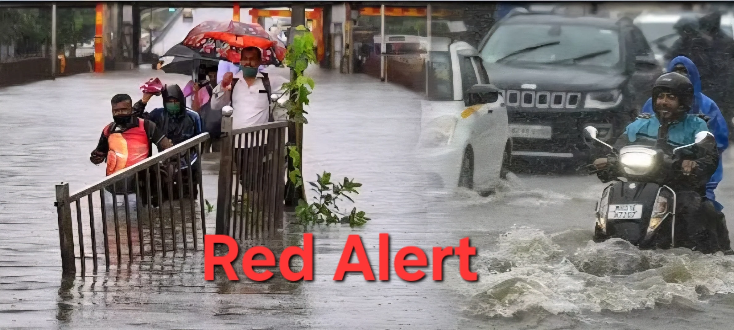 Monsoon Fury: Heavy Rains Gridlock Mumbai and Pune; Red Alerts Sounded