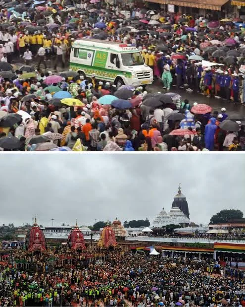 Two Dead, Nearly 100 to 200 Hospitalised After Crowd Surge at Jagannath Rath Yatra