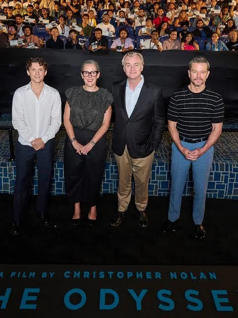 Tom Holland & Christopher Nolan Surprise Fans at ‘The Odyssey’ Mumbai Premiere