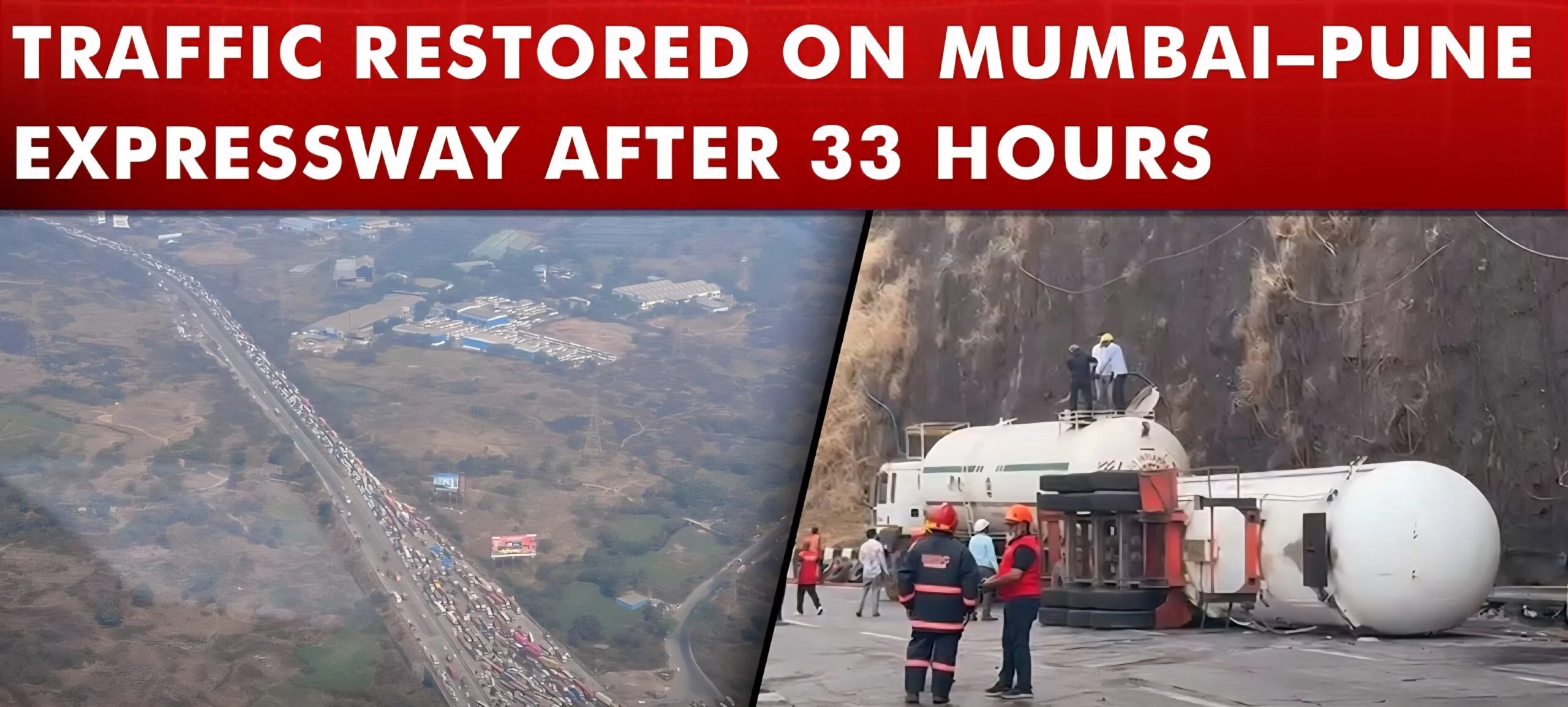 Missing Link Reopens for Mumbai Traffic After Landslide; Diversions Continue Towards Pune
